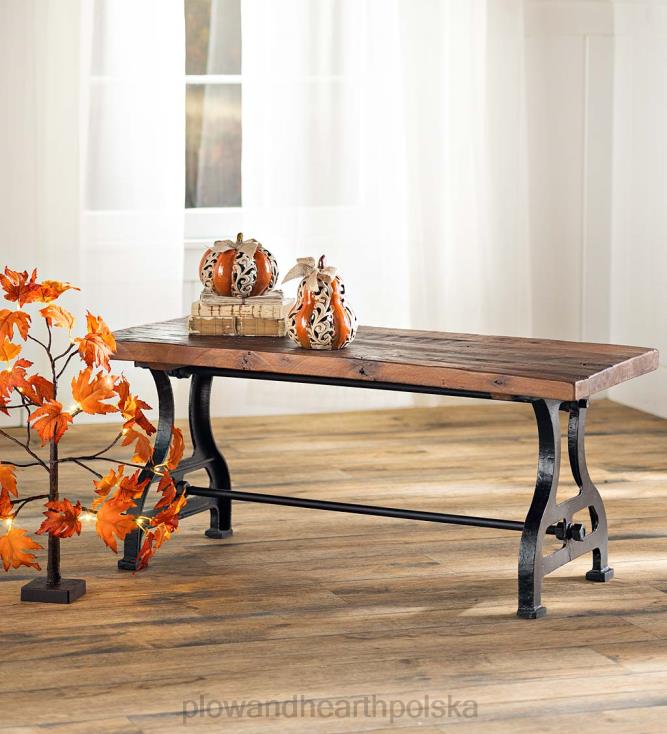 Plow & Hearth podświetlane dynie ceramiczne typu scrollwork, zestaw 2 szt 02XR62358 artykuły gospodarstwa domowego