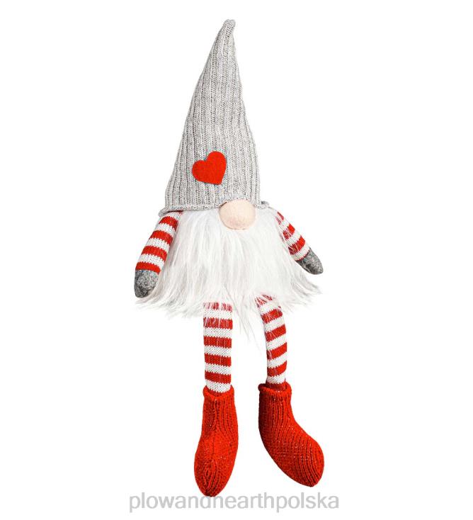 Plow & Hearth podświetlane walentynkowe krasnale ze zwisającymi nogami, zestaw 2 szt 02XR62389 artykuły gospodarstwa domowego