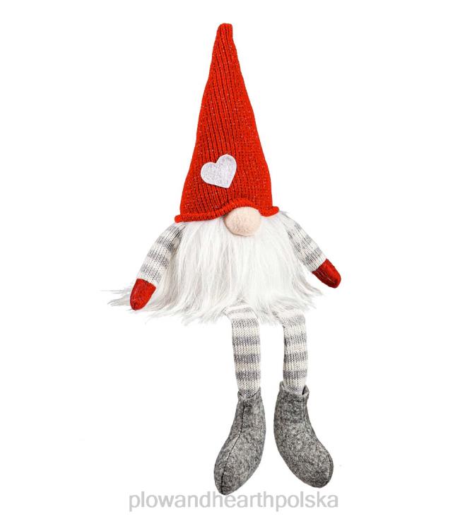 Plow & Hearth podświetlane walentynkowe krasnale ze zwisającymi nogami, zestaw 2 szt 02XR62389 artykuły gospodarstwa domowego