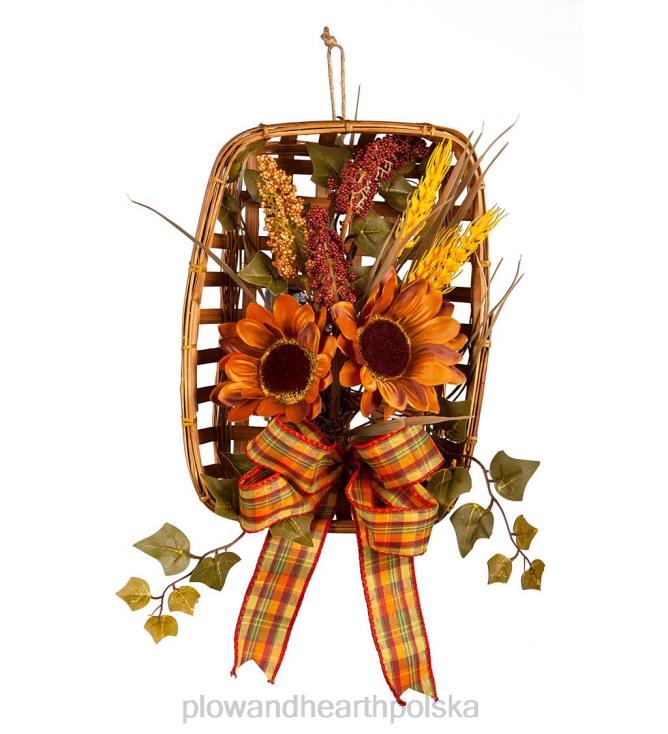 Plow & Hearth podświetlany kosz na tytoń do powieszenia na ścianie 02XR62418 artykuły gospodarstwa domowego