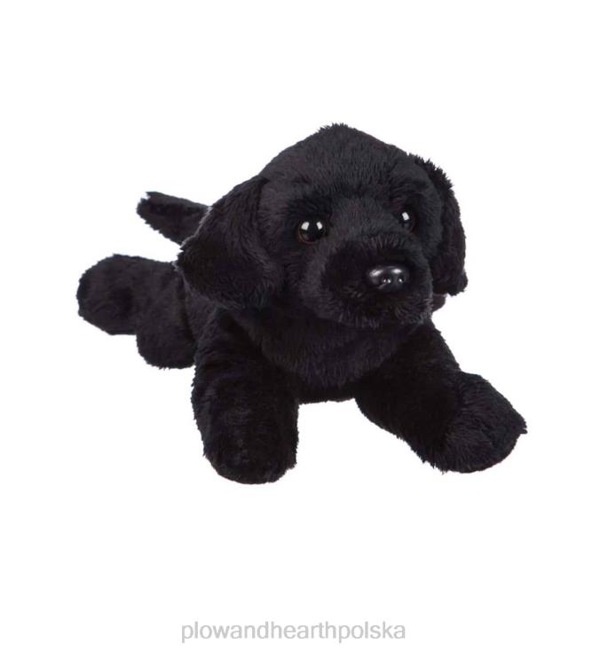 Plow & Hearth Czarna pluszowa torba z fasolką laboratoryjną 02XR63100 artykuły gospodarstwa domowego