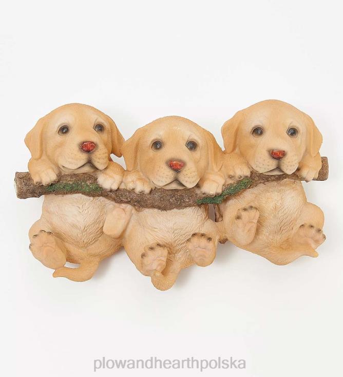 Plow & Hearth Szczenięta na gałęzi Grafika ścienna - szczenięta 02XR62538 artykuły gospodarstwa domowego