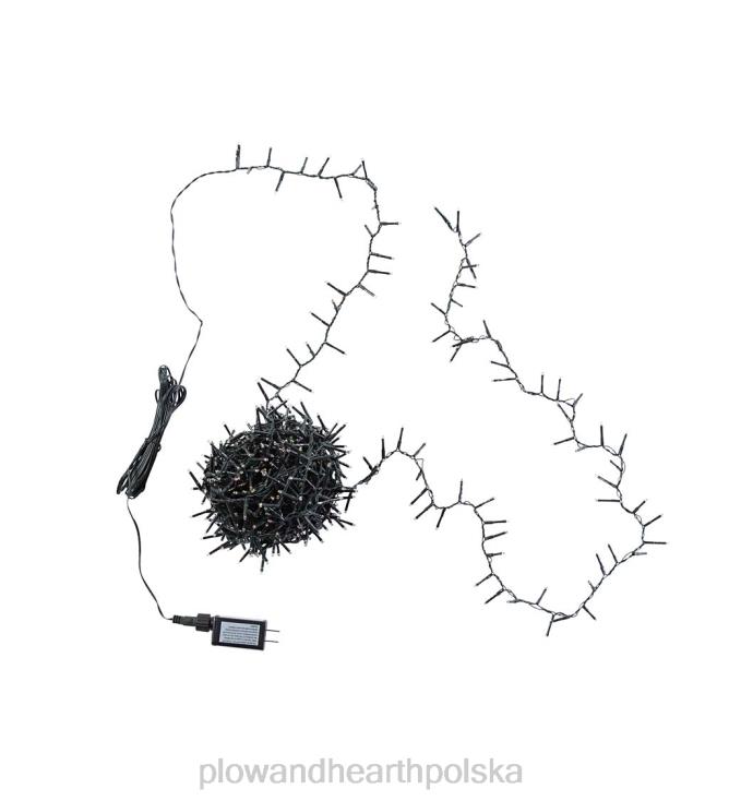 Plow & Hearth Elektryczne łańcuchy świetlne do wnętrz i na zewnątrz z 1000 wielokolorowymi diodami LED; 73' 02XR61666 artykuły gospodarstwa domowego