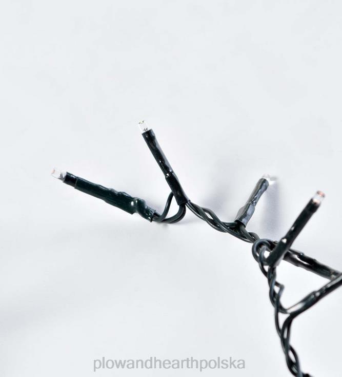 Plow & Hearth Elektryczne łańcuchy świetlne do wnętrz i na zewnątrz z 1000 wielokolorowymi diodami LED; 73' 02XR61666 artykuły gospodarstwa domowego