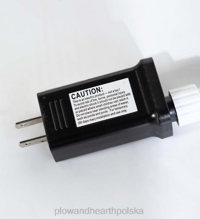 Plow & Hearth Srebrne, metaliczne drzewko do użytku wewnątrz i na zewnątrz z dwufunkcyjnymi światłami 02XR61672 artykuły gospodarstwa domowego