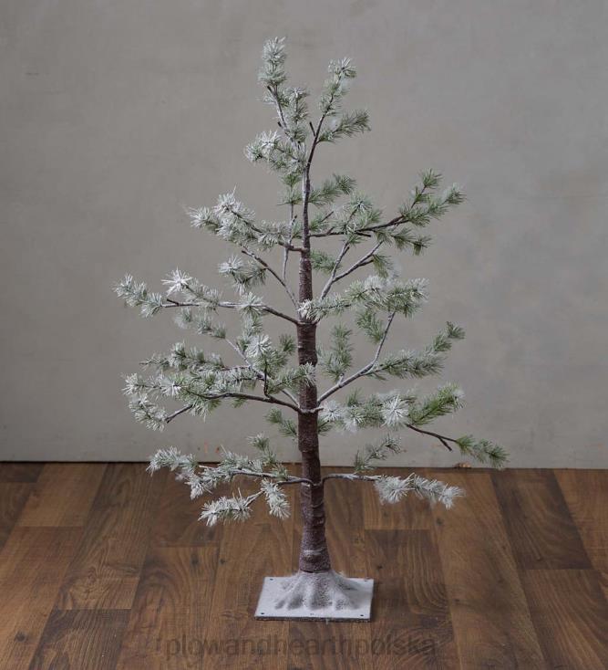 Plow & Hearth oświetlona śnieżna sosna wewnątrz/na zewnątrz 02XR61670 artykuły gospodarstwa domowego