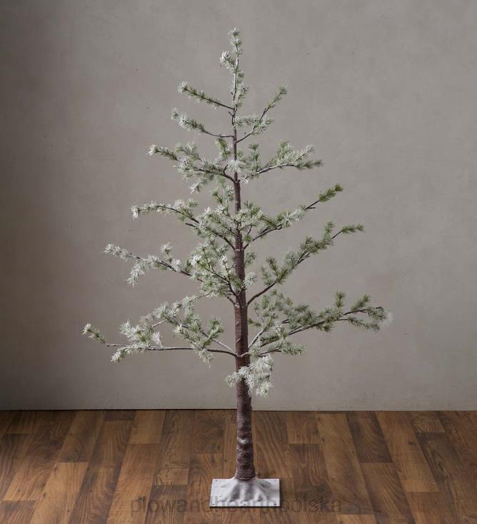 Plow & Hearth oświetlona śnieżna sosna wewnątrz/na zewnątrz 02XR61670 artykuły gospodarstwa domowego