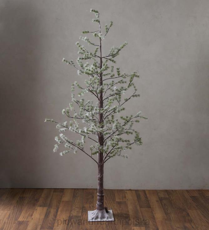 Plow & Hearth oświetlona śnieżna sosna wewnątrz/na zewnątrz 02XR61670 artykuły gospodarstwa domowego