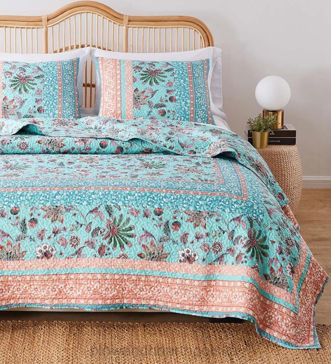 Plow & Hearth Pikowany komplet pościeli Jocelyn 02XR62672 artykuły gospodarstwa domowego