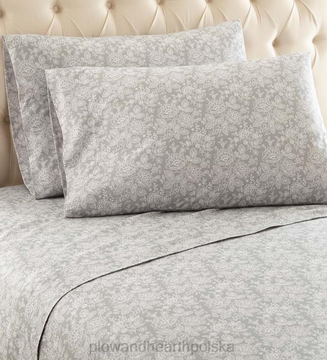 Plow & Hearth Zestaw prześcieradeł z mikroflaneli Charming 02XR62678 artykuły gospodarstwa domowego