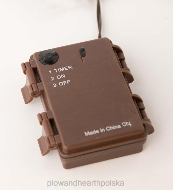 Plow & Hearth Girlanda z mieszanych liści dębu oświetlona wewnątrz i na zewnątrz 02XR61581 artykuły gospodarstwa domowego