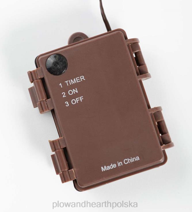 Plow & Hearth Wewnątrz/na zewnątrz oświetlone rdzawe gałęzie dębu, zestaw 2 szt 02XR61564 artykuły gospodarstwa domowego