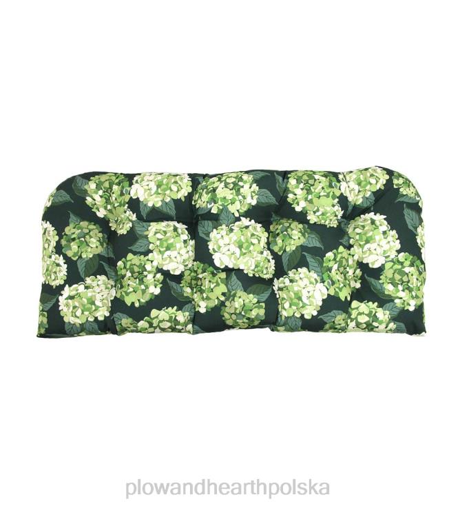 Plow & Hearth klasyczna zaokrąglona poduszka na huśtawkę/ławkę, 41 3/4