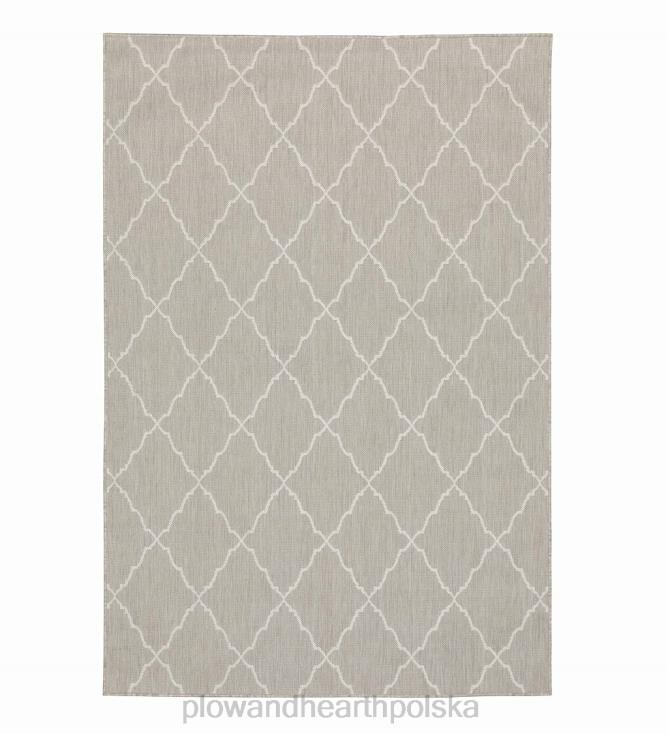 Plow & Hearth Dywan Hamilton do użytku wewnątrz/na zewnątrz z kratą 02XR61438 artykuły gospodarstwa domowego