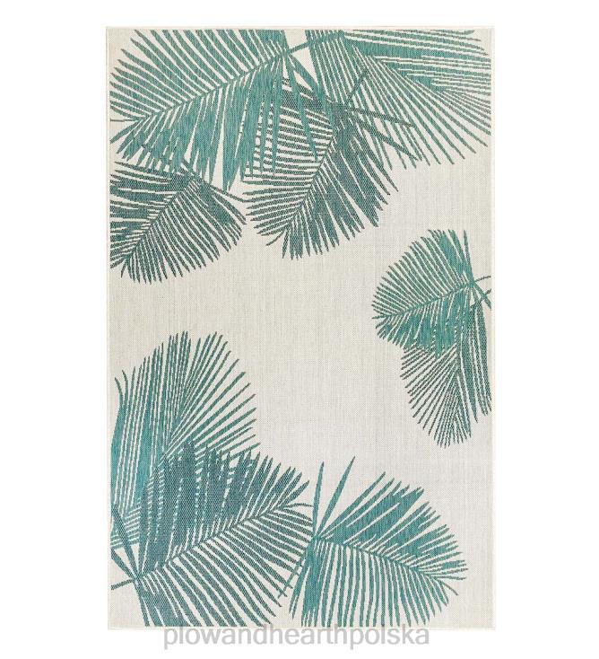 Plow & Hearth Dywan polipropylenowy z teksturowanymi dłońmi do użytku wewnątrz i na zewnątrz 02XR61360 artykuły gospodarstwa domowego