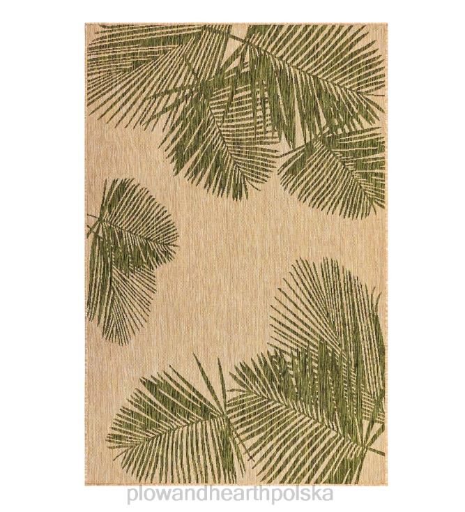 Plow & Hearth Dywan polipropylenowy z teksturowanymi dłońmi do użytku wewnątrz i na zewnątrz 02XR61360 artykuły gospodarstwa domowego