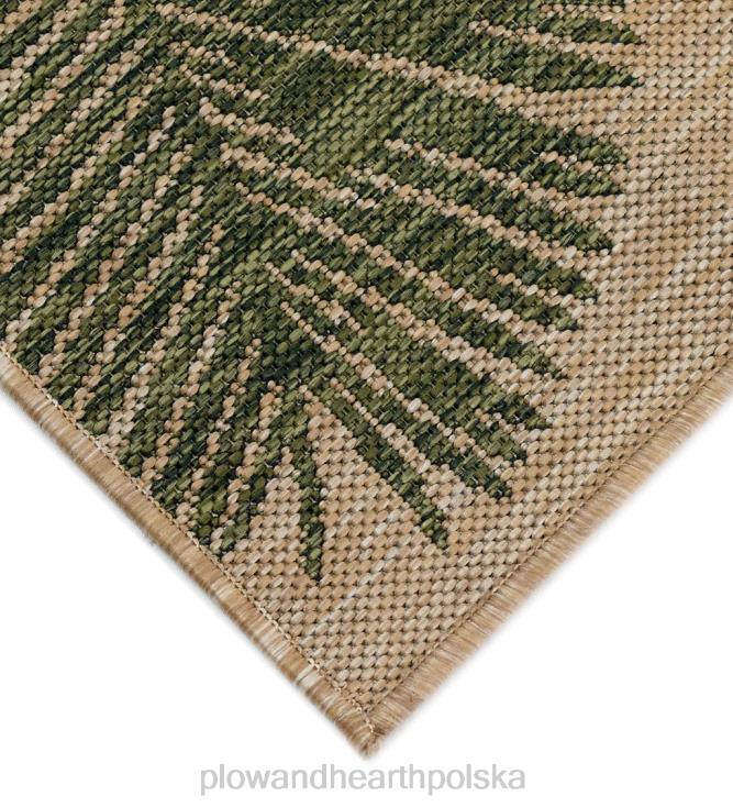 Plow & Hearth Dywan polipropylenowy z teksturowanymi dłońmi do użytku wewnątrz i na zewnątrz 02XR61360 artykuły gospodarstwa domowego