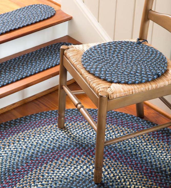 Plow & Hearth Dywan roanoke z plecionego polipropylenu do użytku wewnątrz i na zewnątrz, wyprodukowany w USA 02XR61281 artykuły gospodarstwa domowego