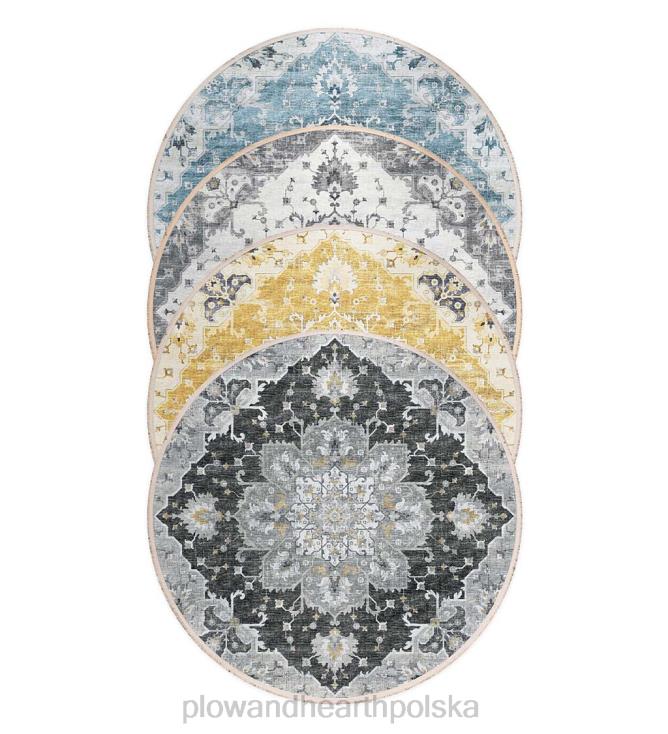 Plow & Hearth Okrągły dywanik Marietta w kształcie diamentu 02XR61357 artykuły gospodarstwa domowego