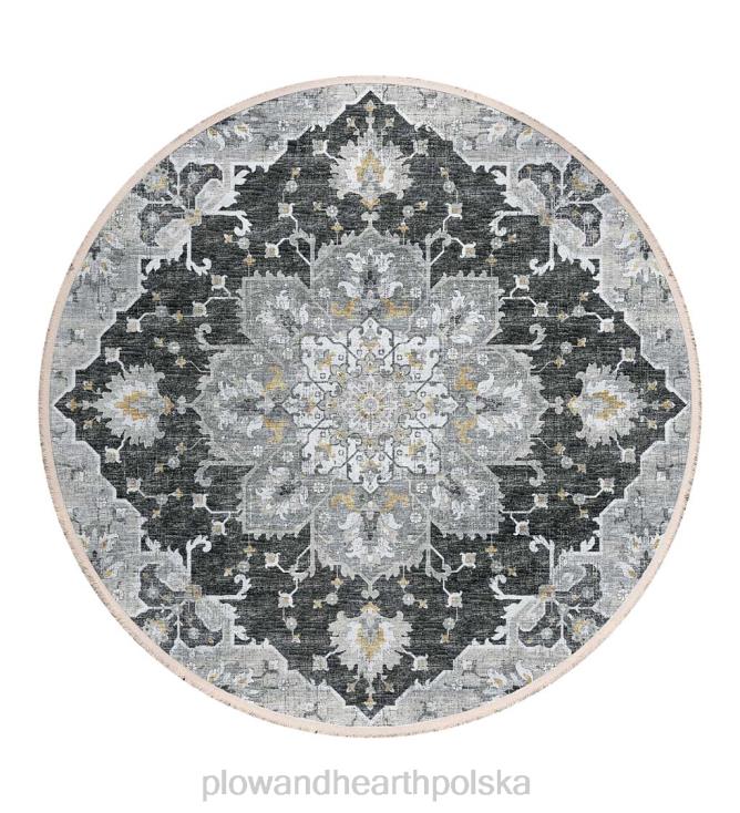 Plow & Hearth Okrągły dywanik Marietta w kształcie diamentu 02XR61357 artykuły gospodarstwa domowego