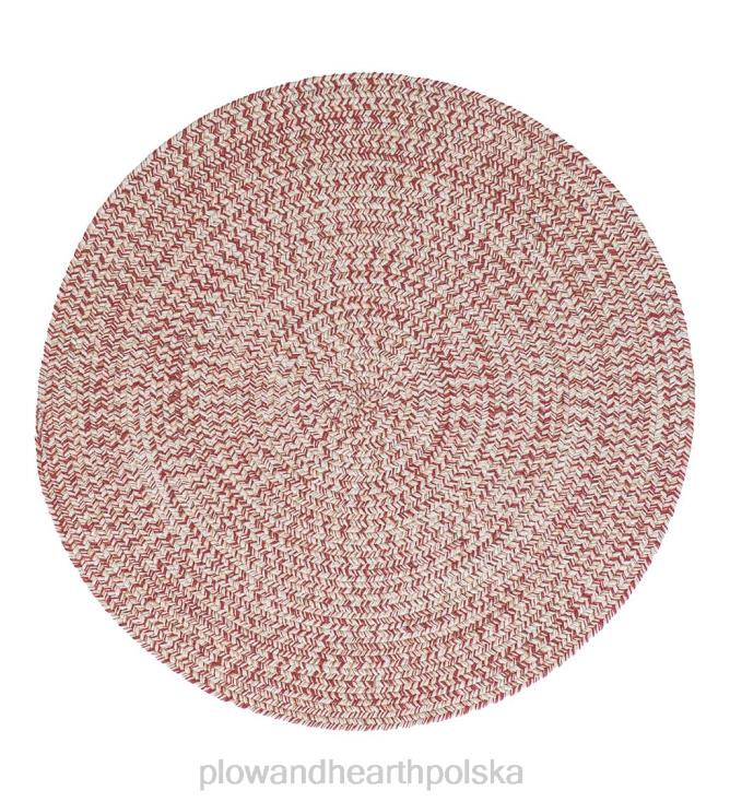 Plow & Hearth Owalny dywanik z plecionego polipropylenu Piss Creek do użytku wewnątrz i na zewnątrz 02XR61356 artykuły gospodarstwa domowego