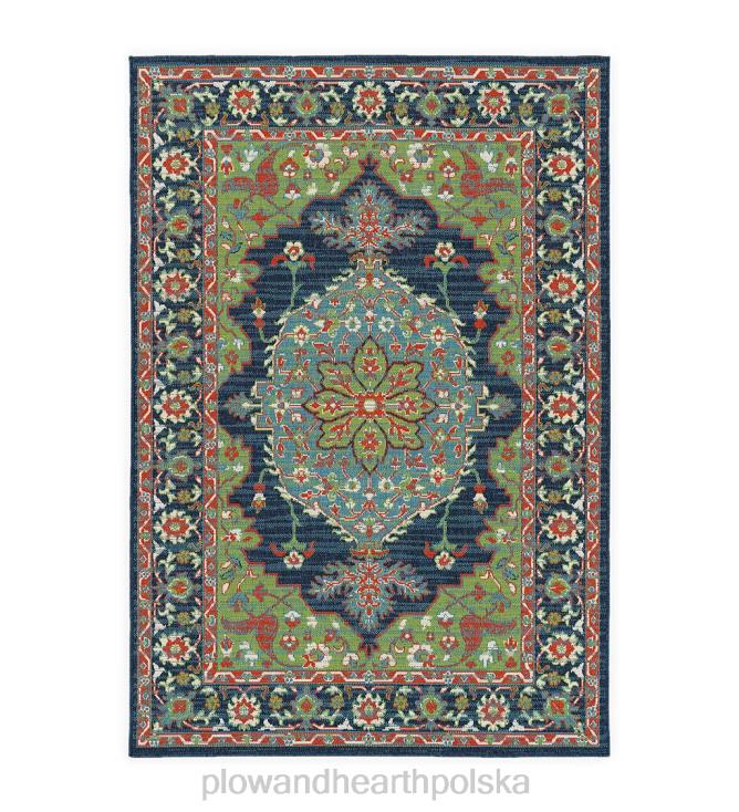 Plow & Hearth Tradycyjny dywan polipropylenowy Brunswick do użytku wewnątrz i na zewnątrz 02XR61363 artykuły gospodarstwa domowego