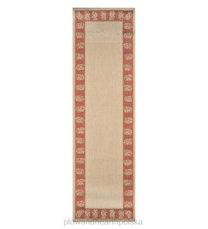 Plow & Hearth dywanik polipropylenowy z werandą i ananasem do użytku wewnątrz i na zewnątrz 02XR61441 artykuły gospodarstwa domowego