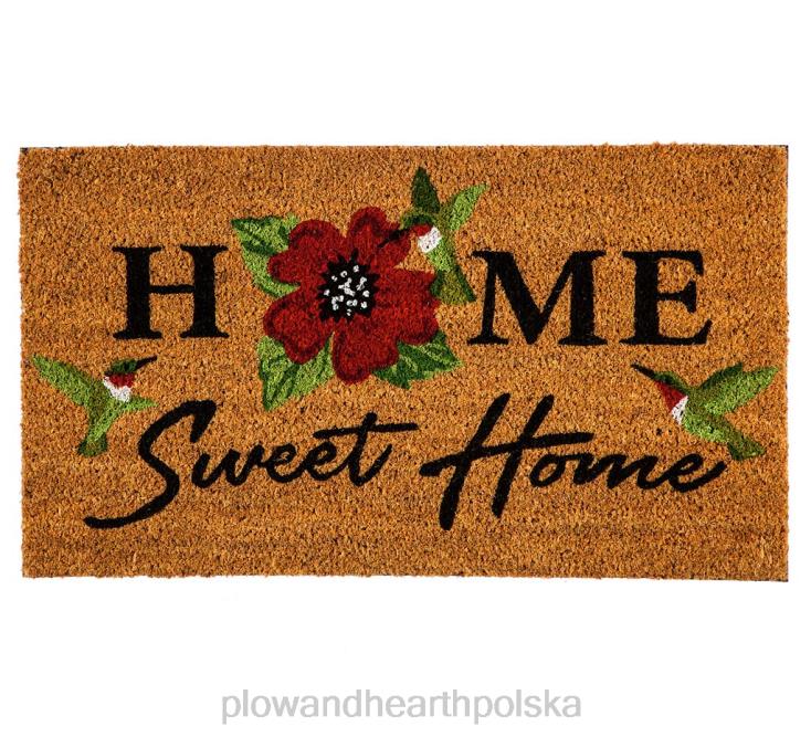 Plow & Hearth home Sweet Home Kolibry Mata z kokosa 02XR61379 artykuły gospodarstwa domowego