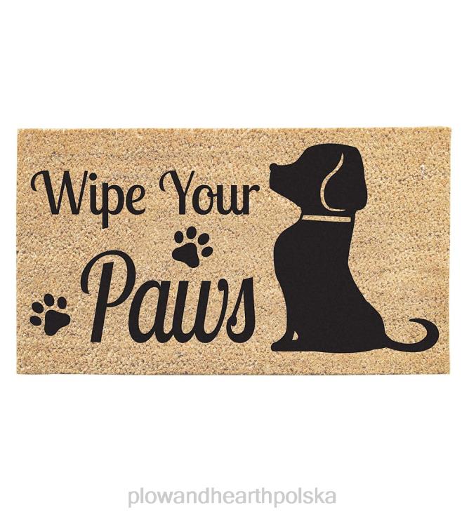 Plow & Hearth wytrzyj matę kokosową dla psa 02XR61412 artykuły gospodarstwa domowego