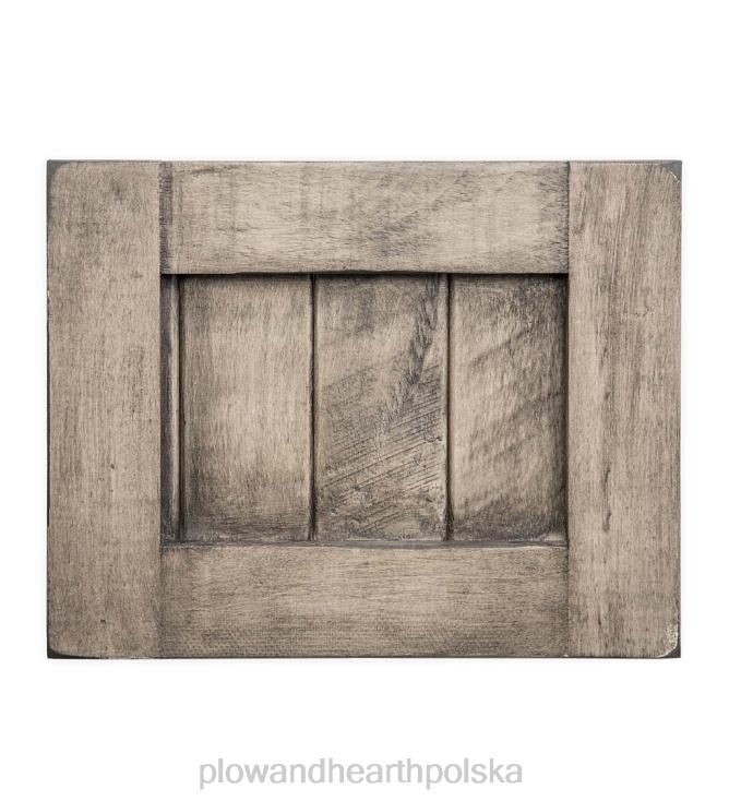 Plow & Hearth Zielone drzewko do kręgli z ławką do przechowywania - rustykalna czerń 02XR62067 artykuły gospodarstwa domowego