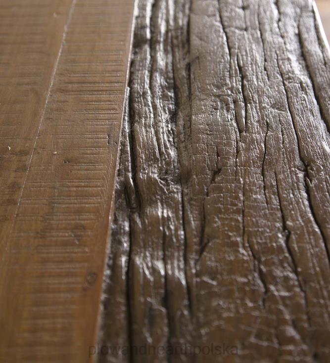 Plow & Hearth Stolik konsolowy Birmingham z odzyskanego drewna i metalu 02XR61109 artykuły gospodarstwa domowego