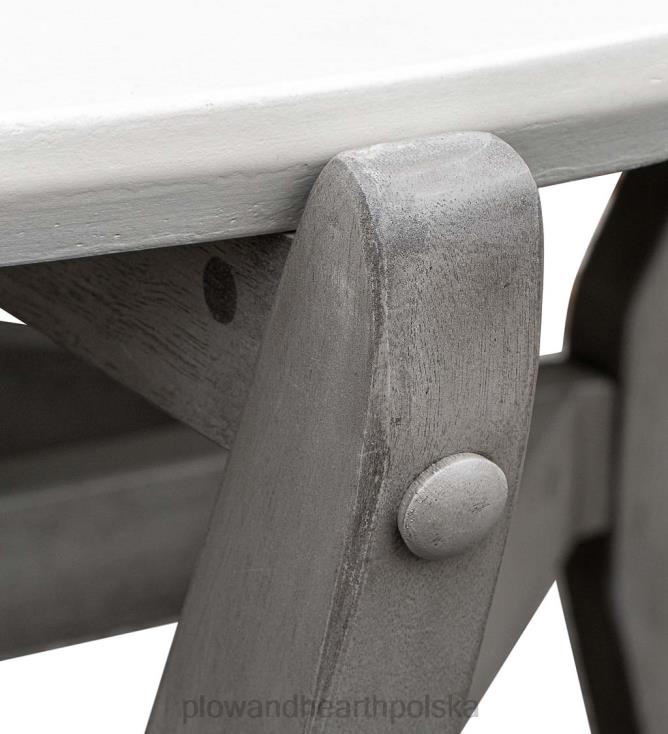 Plow & Hearth Zestaw wypoczynkowy do zewnętrznej sofy segmentowej ridgewind ze stołem koktajlowym 02XR61133 artykuły gospodarstwa domowego