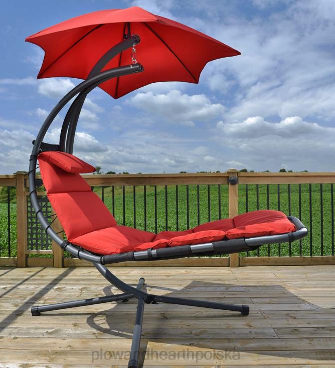 Plow & Hearth wiszący fotel marzeń - turkusowy 02XR61148 artykuły gospodarstwa domowego