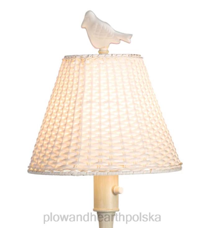 Plow & Hearth wodoodporna lampa zewnętrzna z wikliny 02XR61110 artykuły gospodarstwa domowego