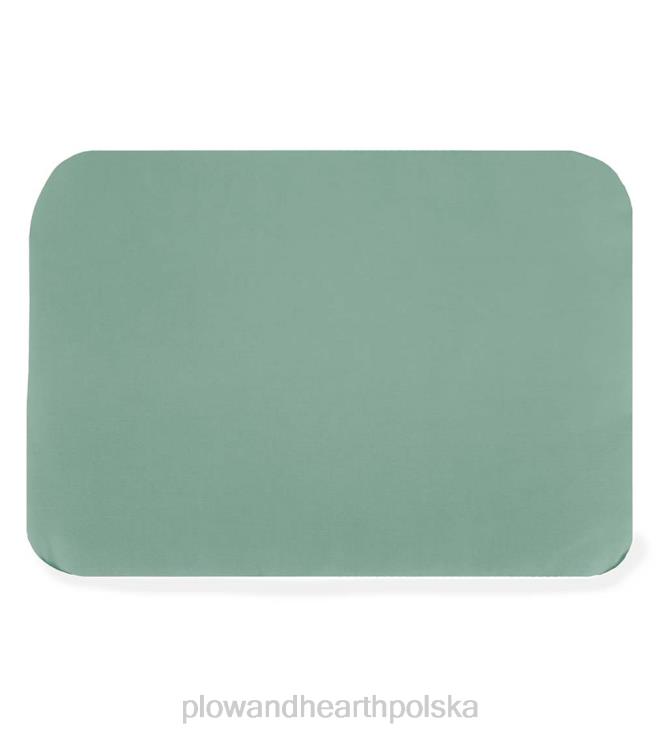 Plow & Hearth Wymienna poduszka do otomany meblowej Claremont - leśna zieleń 02XR61208 artykuły gospodarstwa domowego