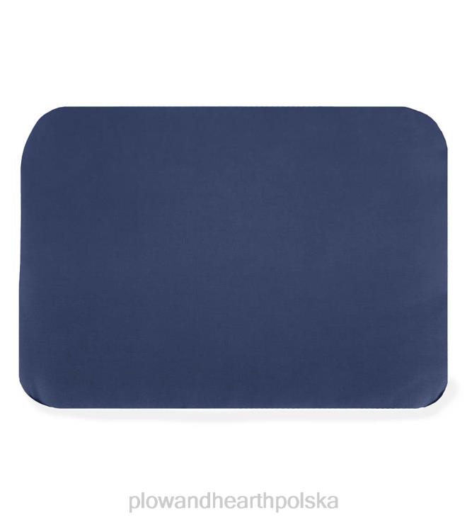 Plow & Hearth Wymienna poduszka do otomany meblowej Claremont - leśna zieleń 02XR61208 artykuły gospodarstwa domowego