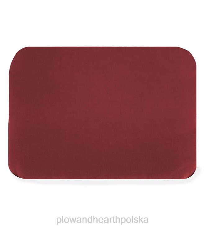 Plow & Hearth Wymienna poduszka do otomany meblowej Claremont - leśna zieleń 02XR61208 artykuły gospodarstwa domowego