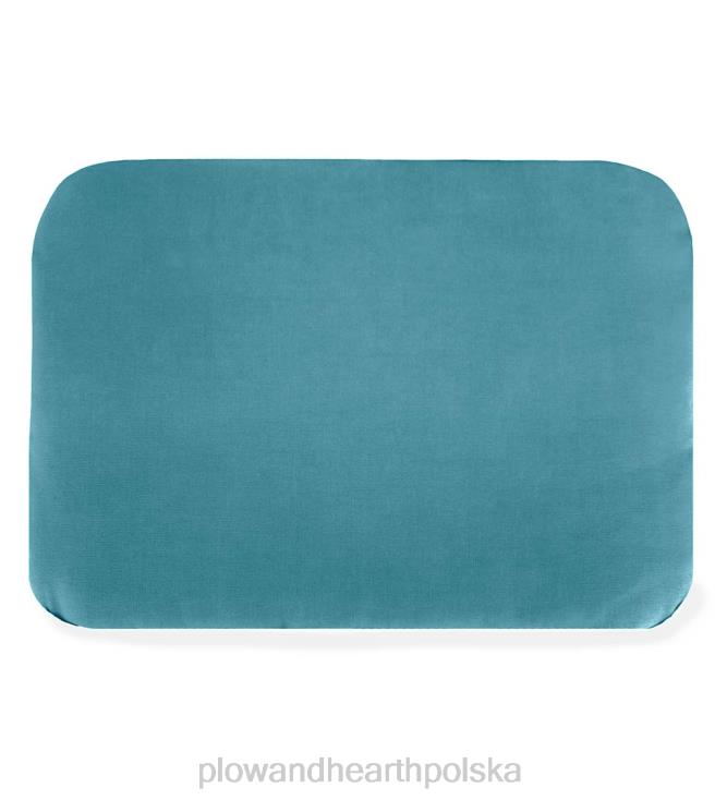 Plow & Hearth Wymienna poduszka do otomany meblowej Claremont - leśna zieleń 02XR61208 artykuły gospodarstwa domowego