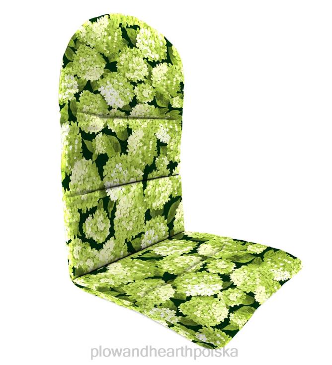 Plow & Hearth klasyczna poduszka adirondack z poliestru - hortensja leśna 02XR61210 artykuły gospodarstwa domowego