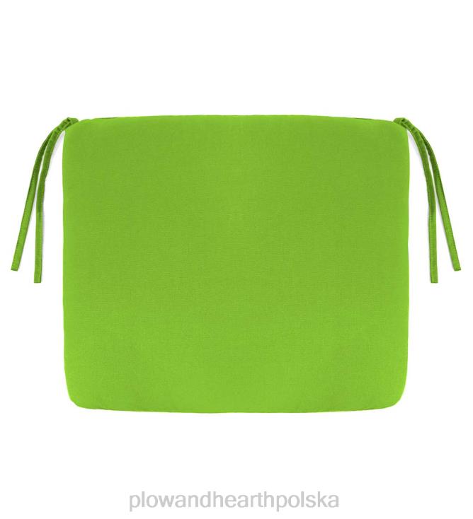 Plow & Hearth poliestrowe poduszki na krzesła klasyczne z wiązaniami, 19 3/4