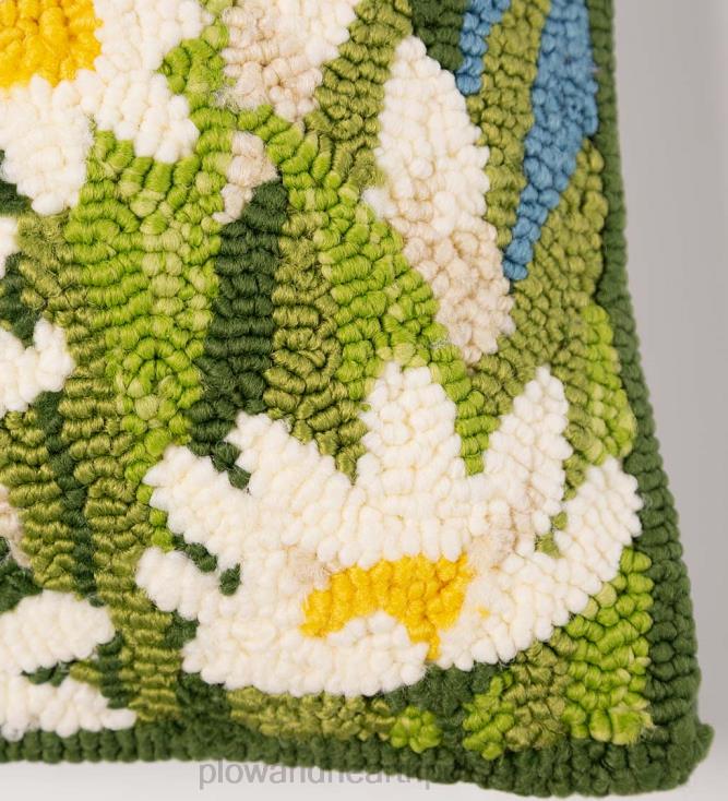 Plow & Hearth Poduszka z haczykiem w kształcie króliczka do użytku wewnątrz/na zewnątrz 02XR61260 artykuły gospodarstwa domowego