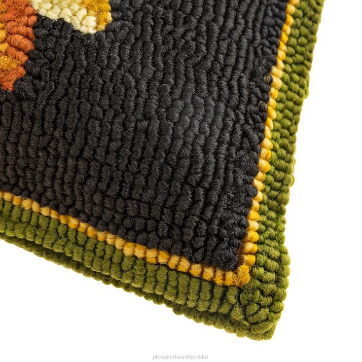 Plow & Hearth ręcznie robiona na haczyk poduszka z polipropylenu do użytku wewnątrz i na zewnątrz pól słonecznikowych 02XR61227 artykuły gospodarstwa domowego