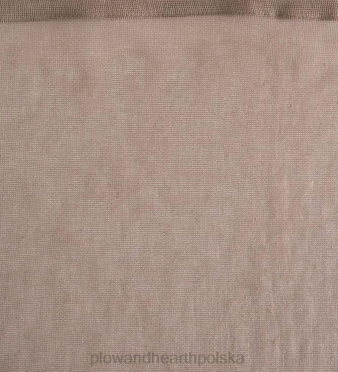 Plow & Hearth Górna zasłona zewnętrzna z przelotką przeciwsłoneczną, 54" szer. x 108" dł. - ciemnoszary 02XR63162 artykuły gospodarstwa domowego