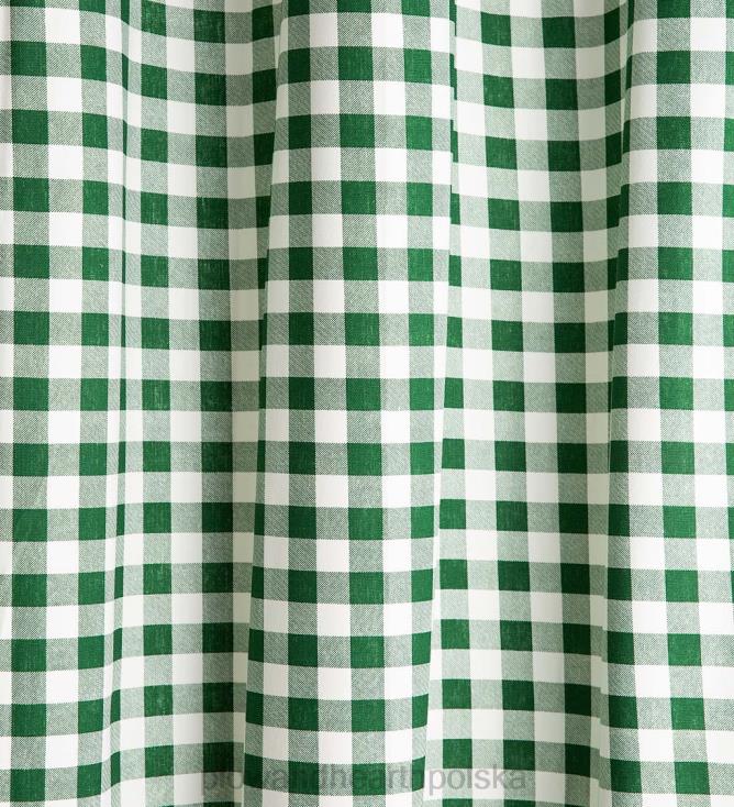 Plow & Hearth Para zasłon termologicznych z zakładką, 84" dł. x 80" szer. - ciemnozielona 02XR63166 artykuły gospodarstwa domowego