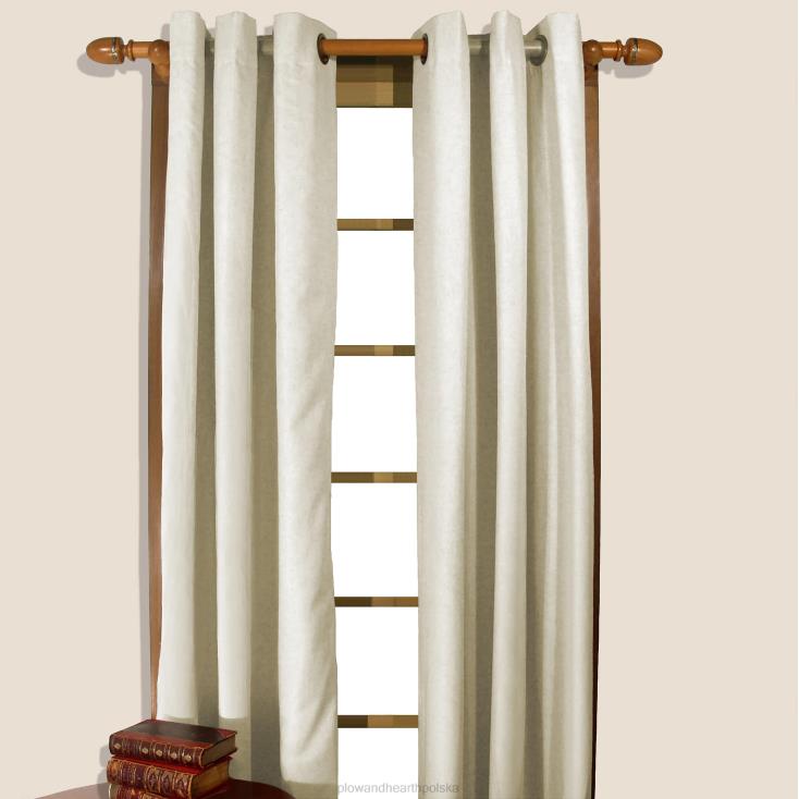 Plow & Hearth Samodziałowa zasłona izolowana z przelotką, 72