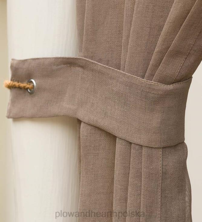 Plow & Hearth Zasłona zewnętrzna z zakładką przeciwsłoneczną, 110