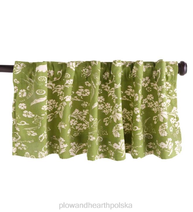 Plow & Hearth Izolowana zasłona w kwiaty z adamaszku, kieszenią na drążek, 42