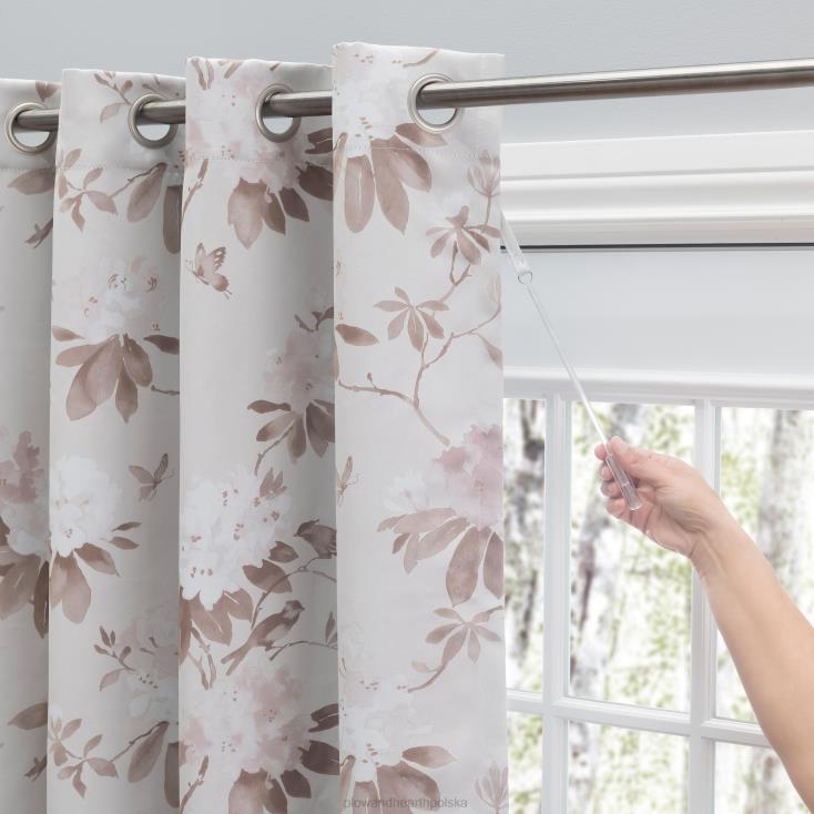 Plow & Hearth Panel przelotowy Aimee Ultimate Blackout - różowy - 52