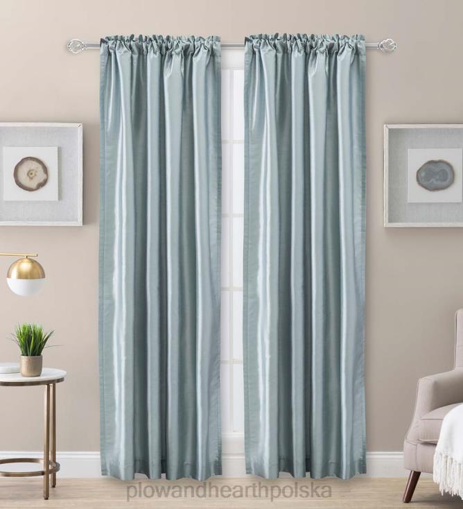 Plow & Hearth Zasłony Luna ze sztucznego jedwabiu 02XR62598 artykuły gospodarstwa domowego