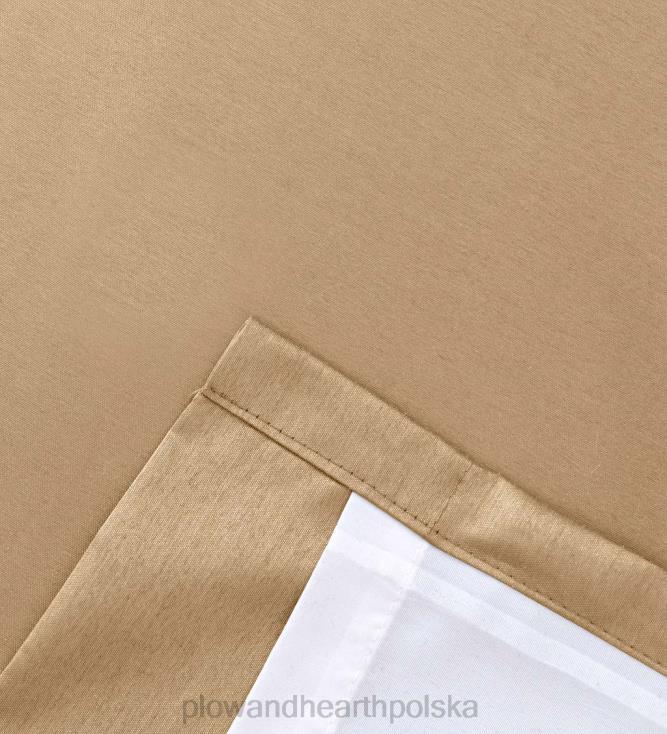 Plow & Hearth Zasłony Luna ze sztucznego jedwabiu 02XR62598 artykuły gospodarstwa domowego